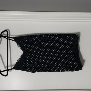 Black dot cami/tank